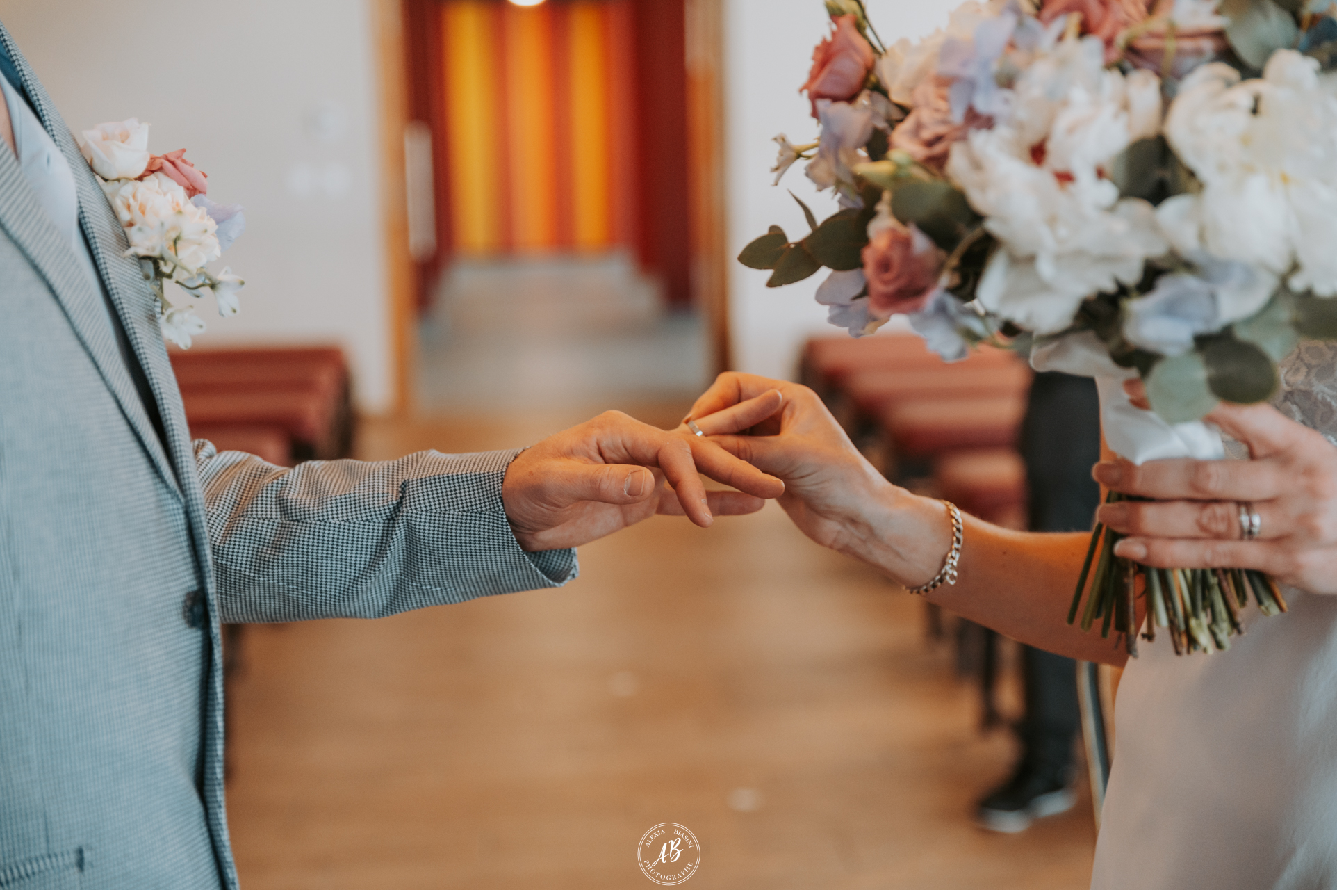 photo de détail mariage mairie 66