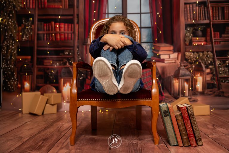 décor de noel en studio photo sur fourques 66