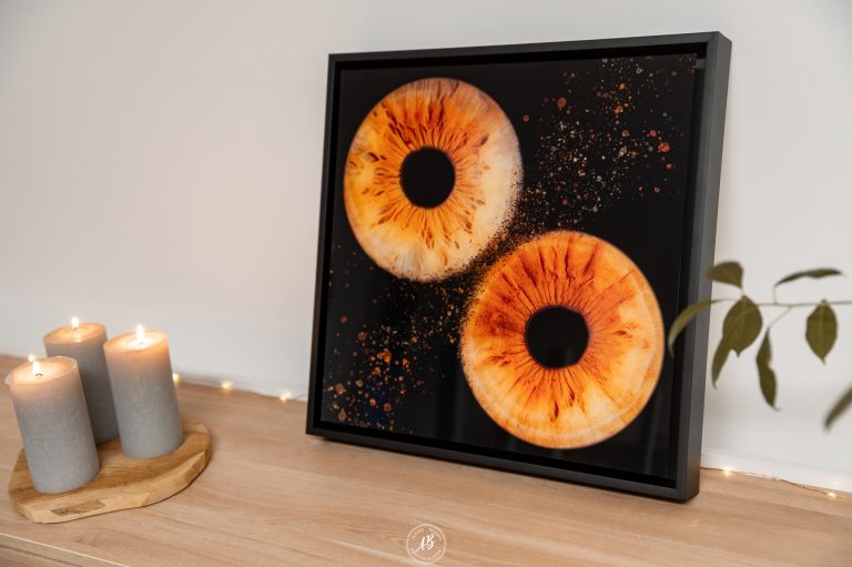 acrylique 40x40 option caisse américaine